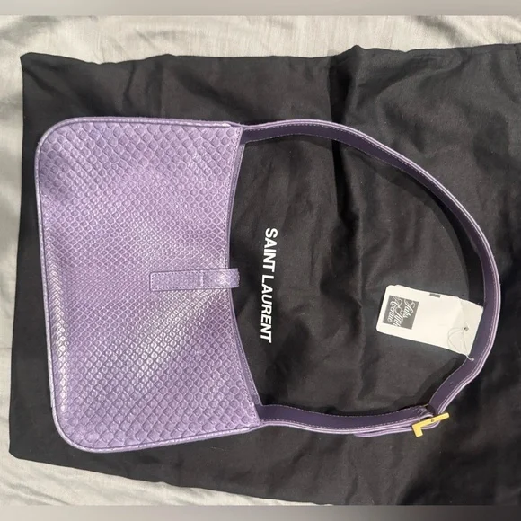 Saint Laurent Lavender Shoulder Bag - Picture 3 of 7
